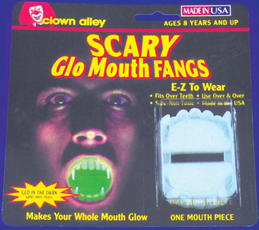 Fangs Glo Mouth  Costume Accessories