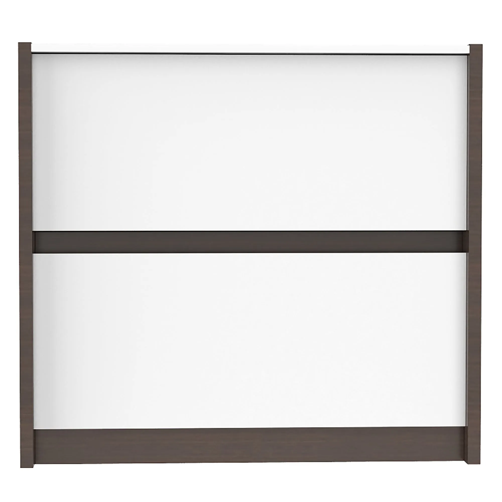 Farona night table for bedroom decoration, walnut & white