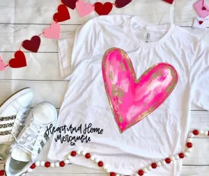 Foil Pink Heart