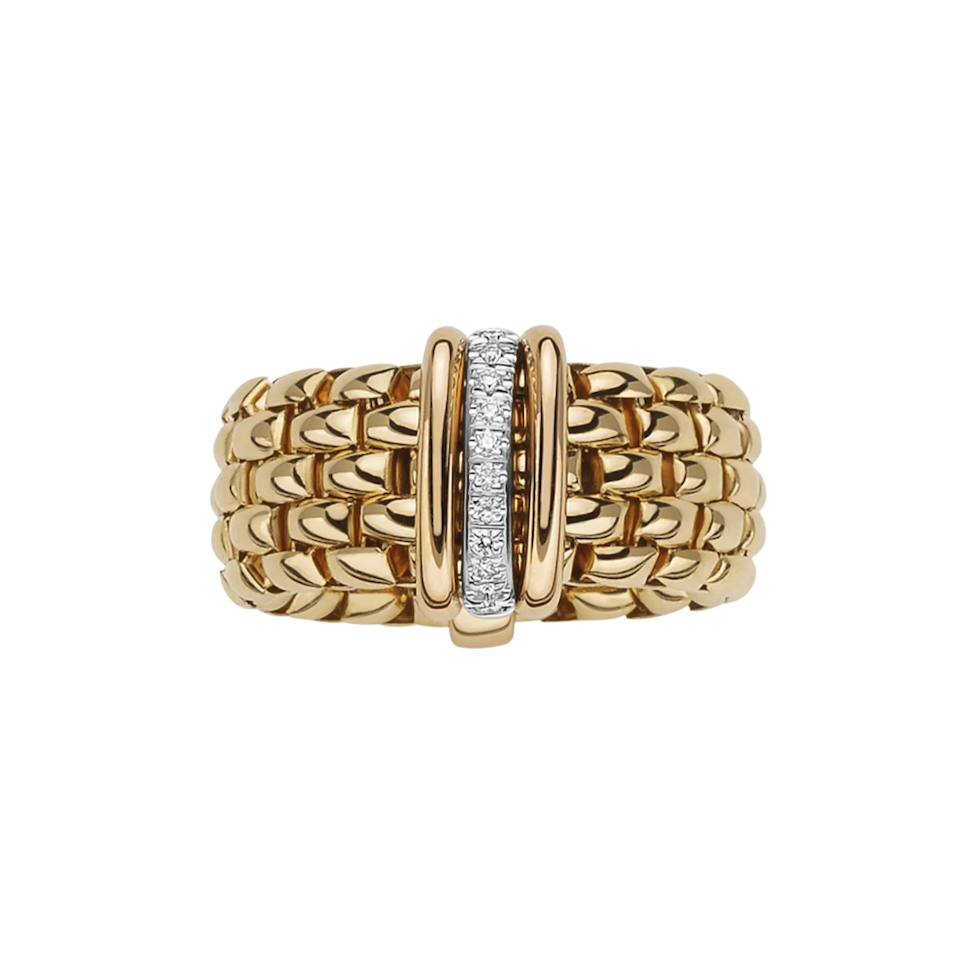 Fope Panorama Flex'it ring with diamonds