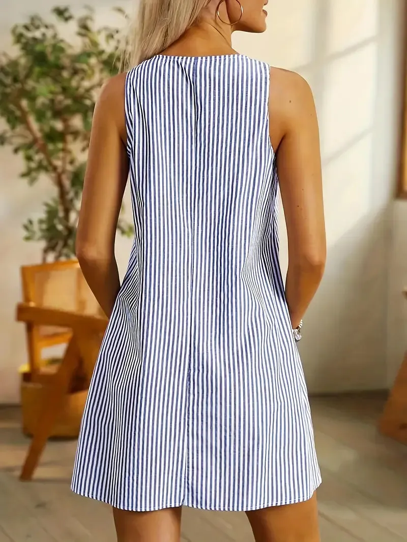 Frea | Timeless Striped Mini Dress