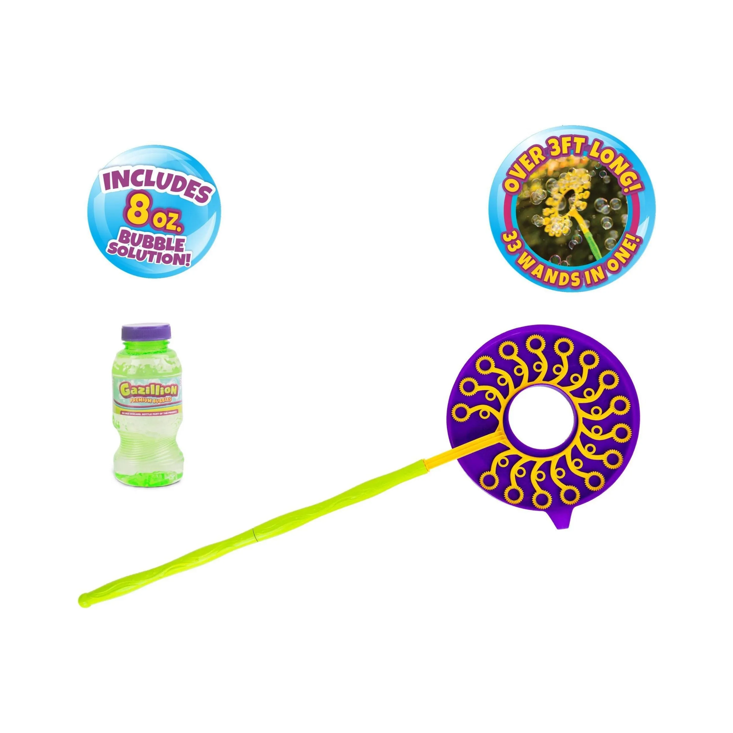 Gazillion Mega Zillion Wand Bubbles