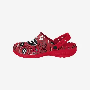 Georgia Bulldogs Historic Print Clog With Strap