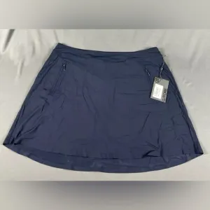 G/Fore G4 Womens Golf Skort XL Navy Blue Nylon Spandex