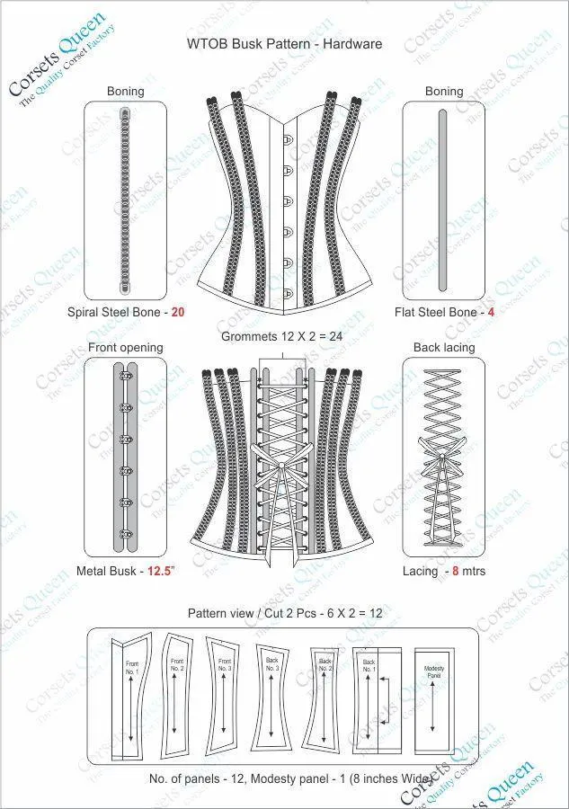 Glen Waist Training Corset