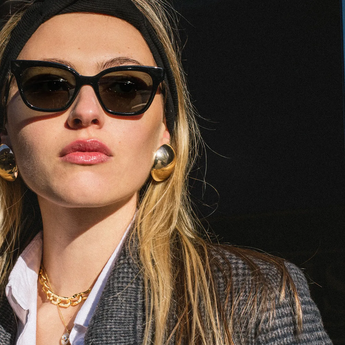 Gold Ball Earrings