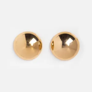 Gold Ball Earrings