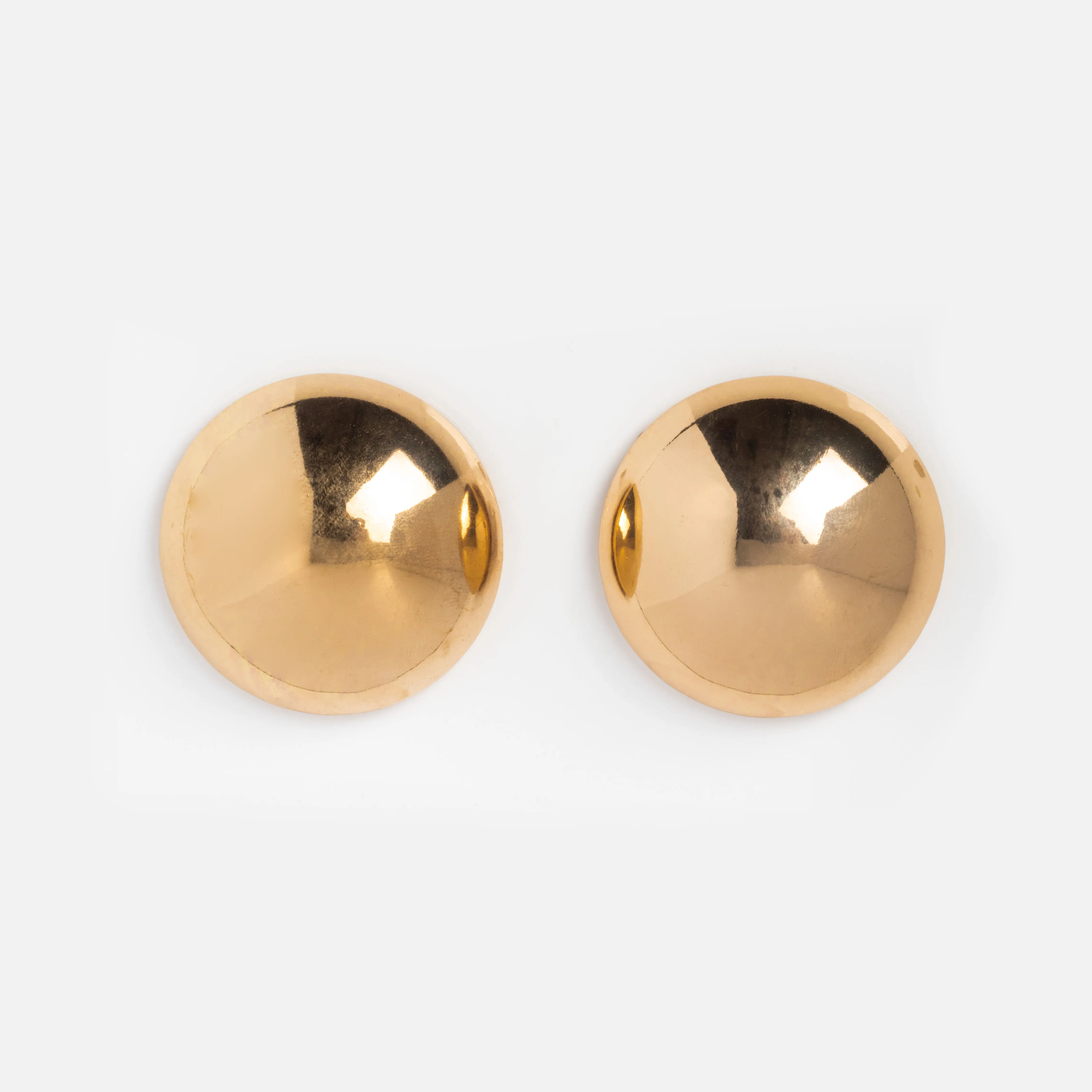 Gold Ball Earrings