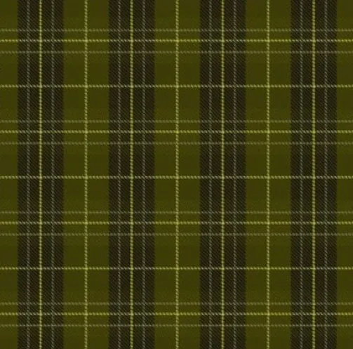 Green tartan top Knot Headband