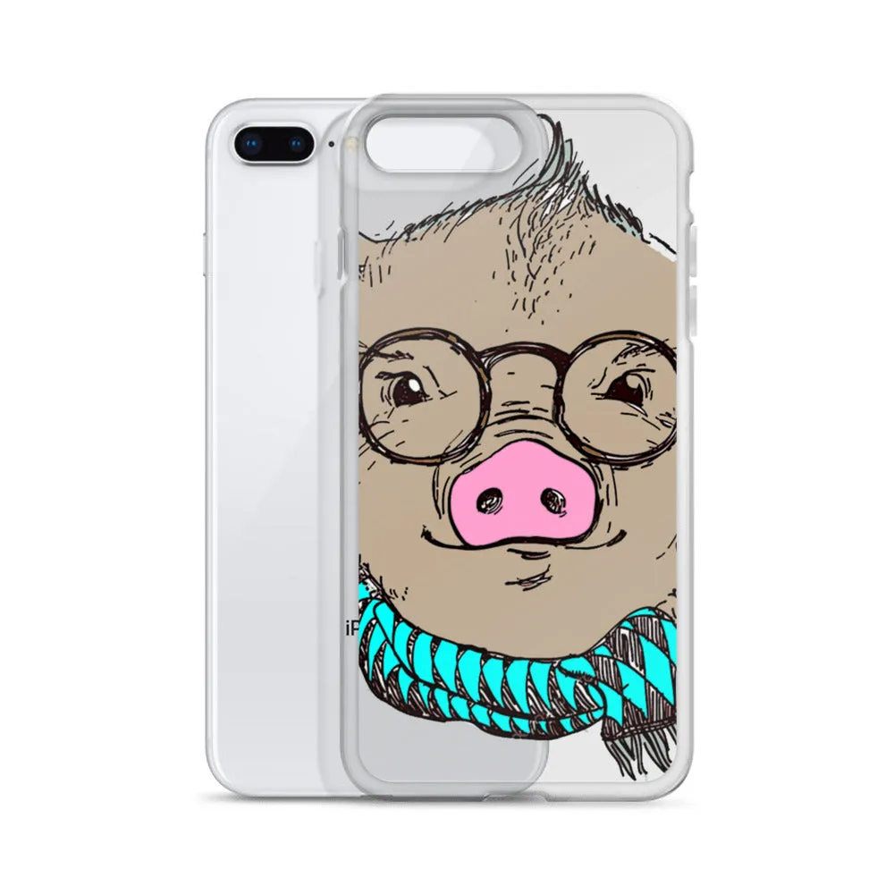 Hipster Pig iPhone Case