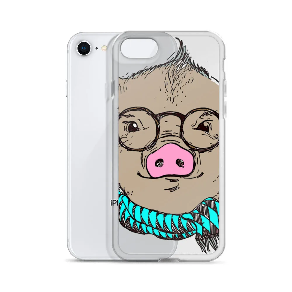 Hipster Pig iPhone Case
