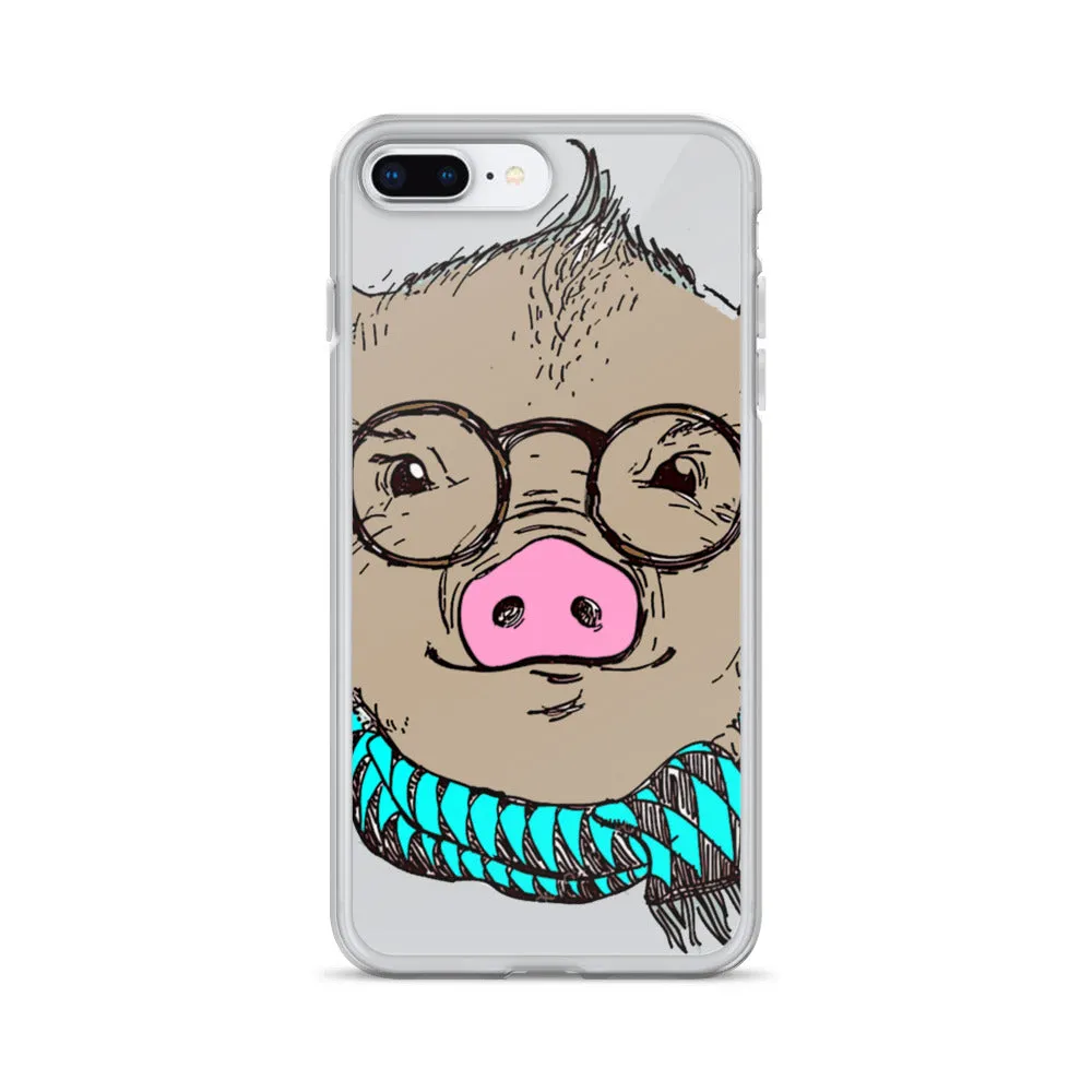Hipster Pig iPhone Case