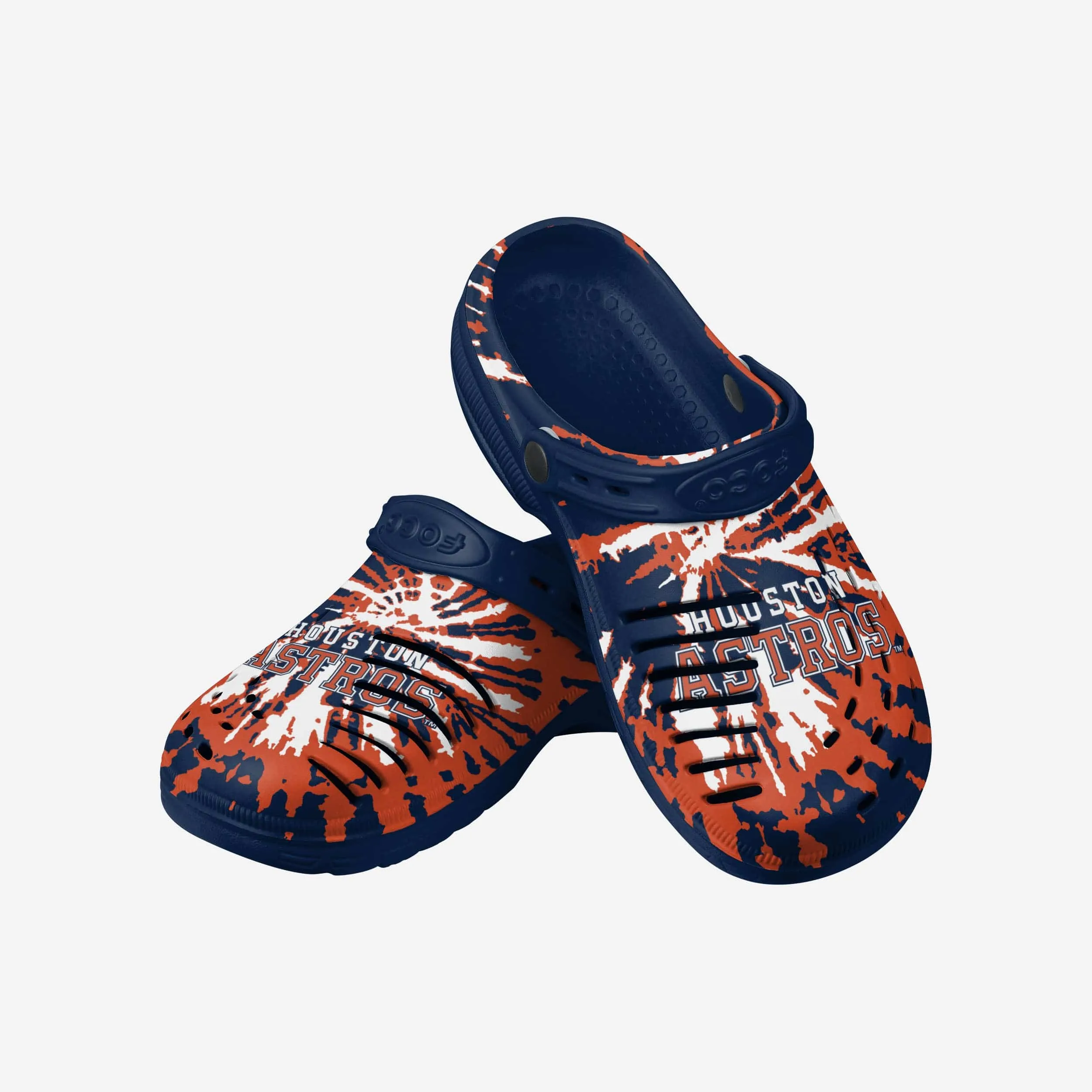 Houston Astros Tie-Dye Clog With Strap
