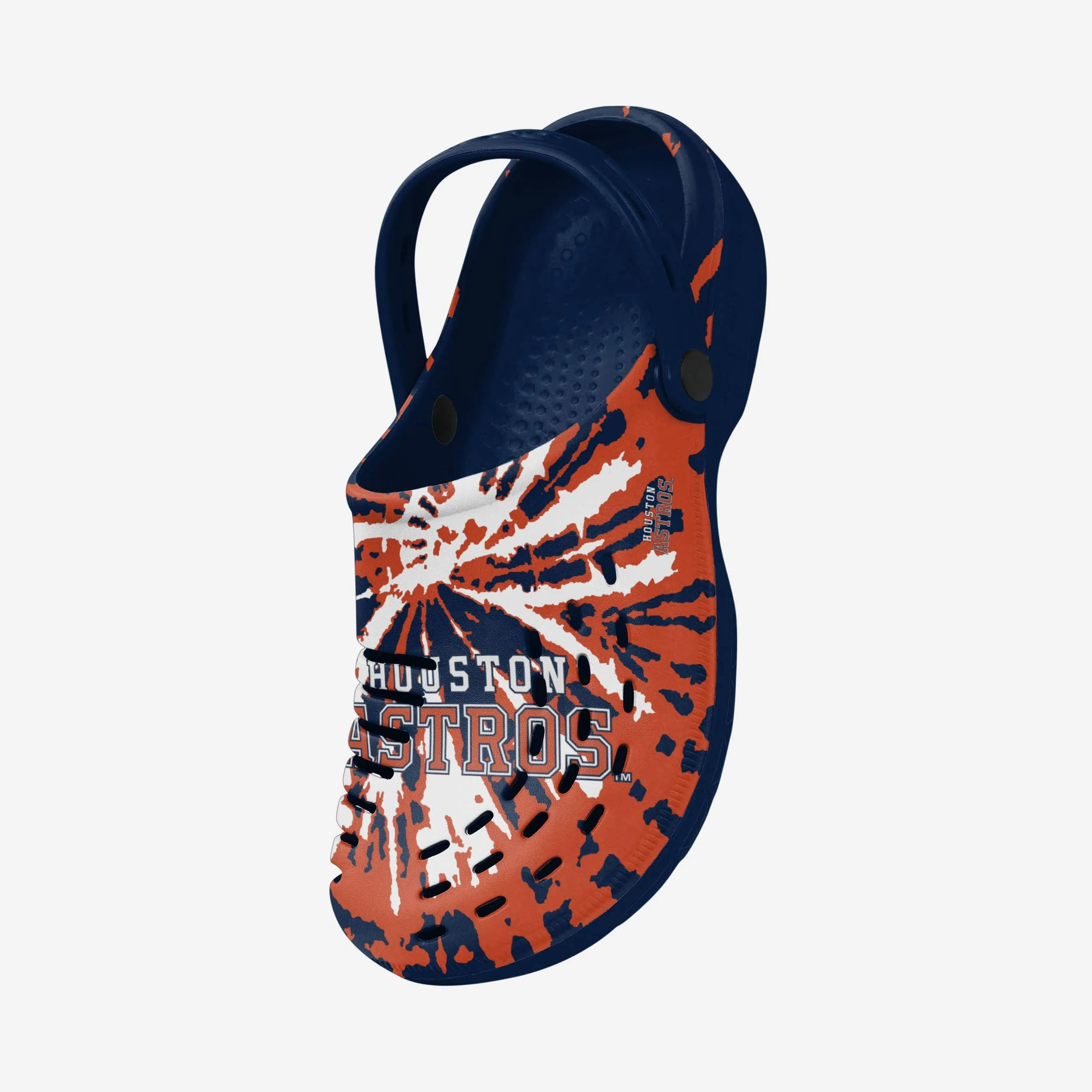 Houston Astros Tie-Dye Clog With Strap