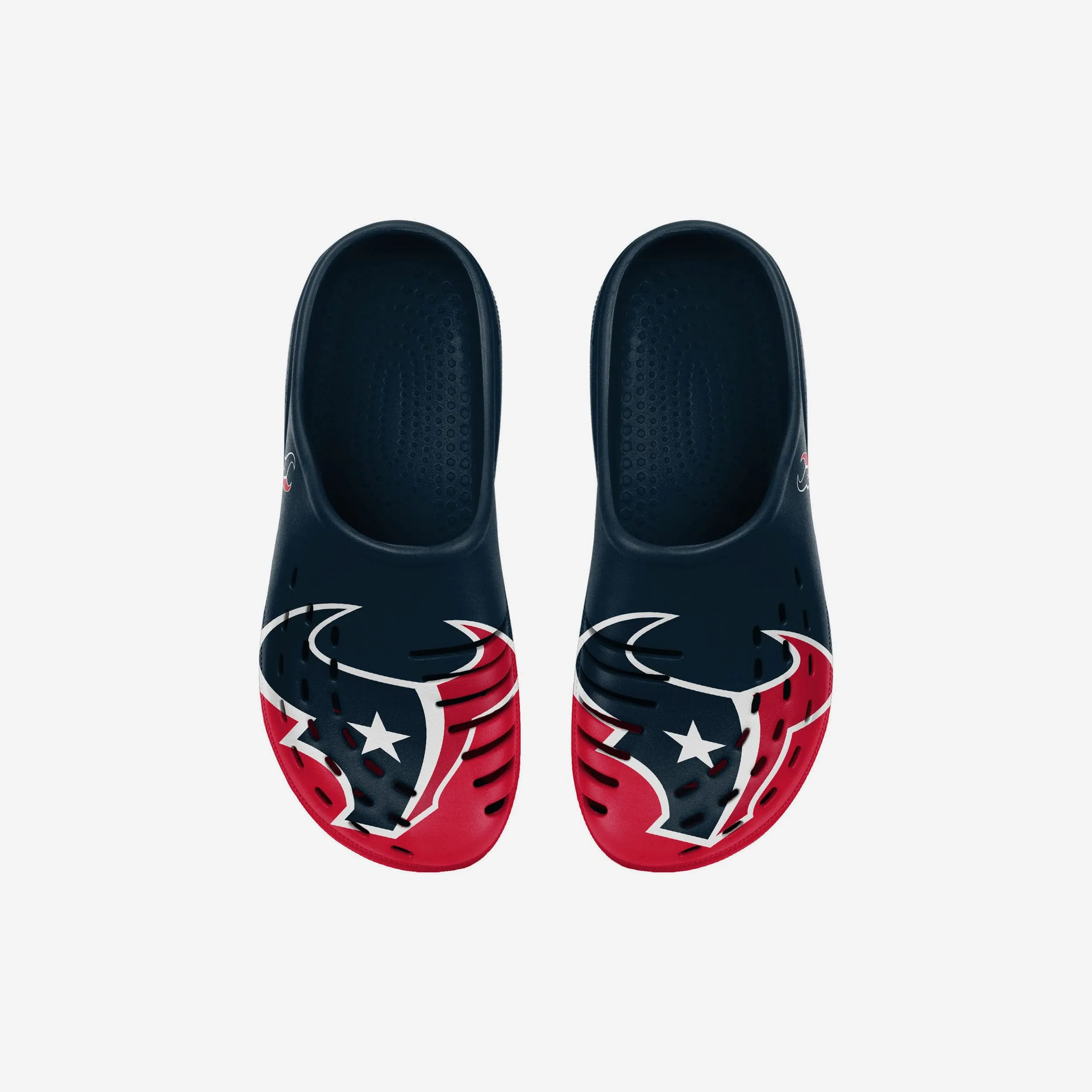 Houston Texans Youth Colorblock Big Logo Clog
