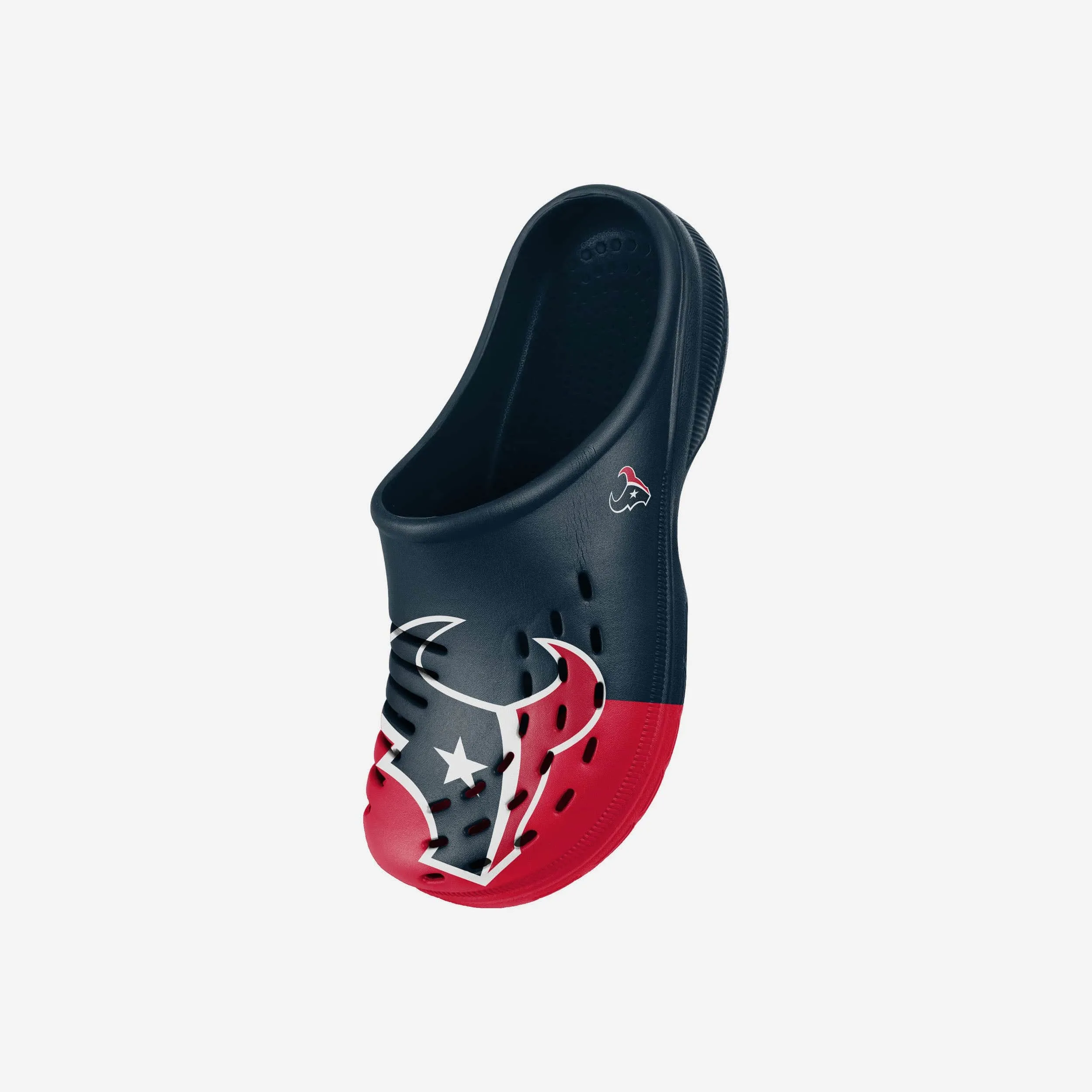 Houston Texans Youth Colorblock Big Logo Clog