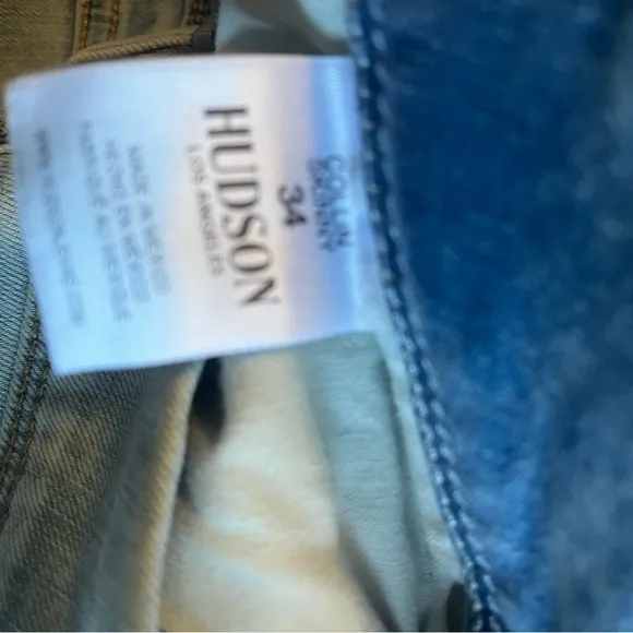 Hudson Jeans Blue Slim Fit Denim