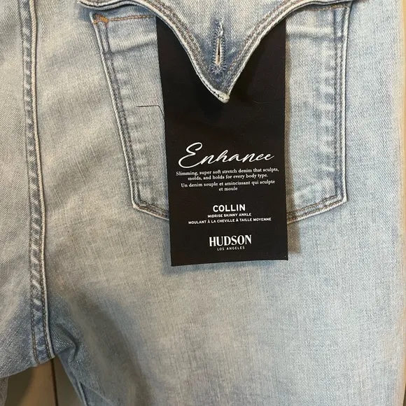 Hudson Jeans Blue Slim Fit Denim