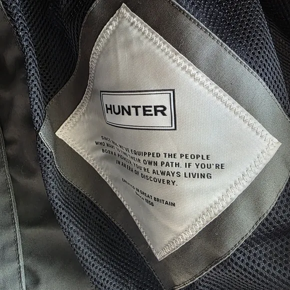 Hunter Ladies's  Water Resistant Cotton Smock Rain Jacket Sz XXL Olive Outdoor
