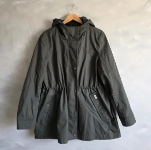 Hunter Ladies's  Water Resistant Cotton Smock Rain Jacket Sz XXL Olive Outdoor