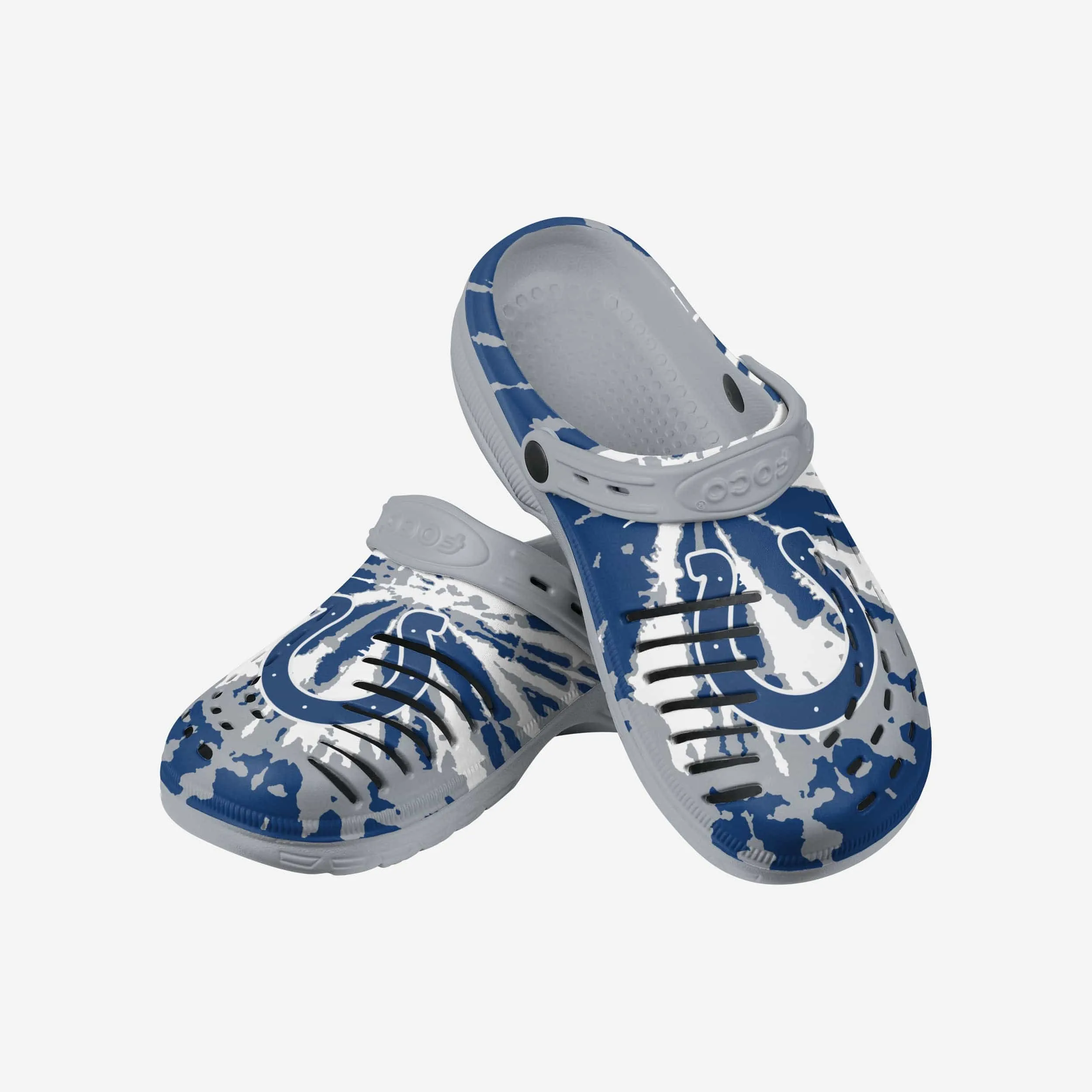 Indianapolis Colts Tie-Dye Clog With Strap