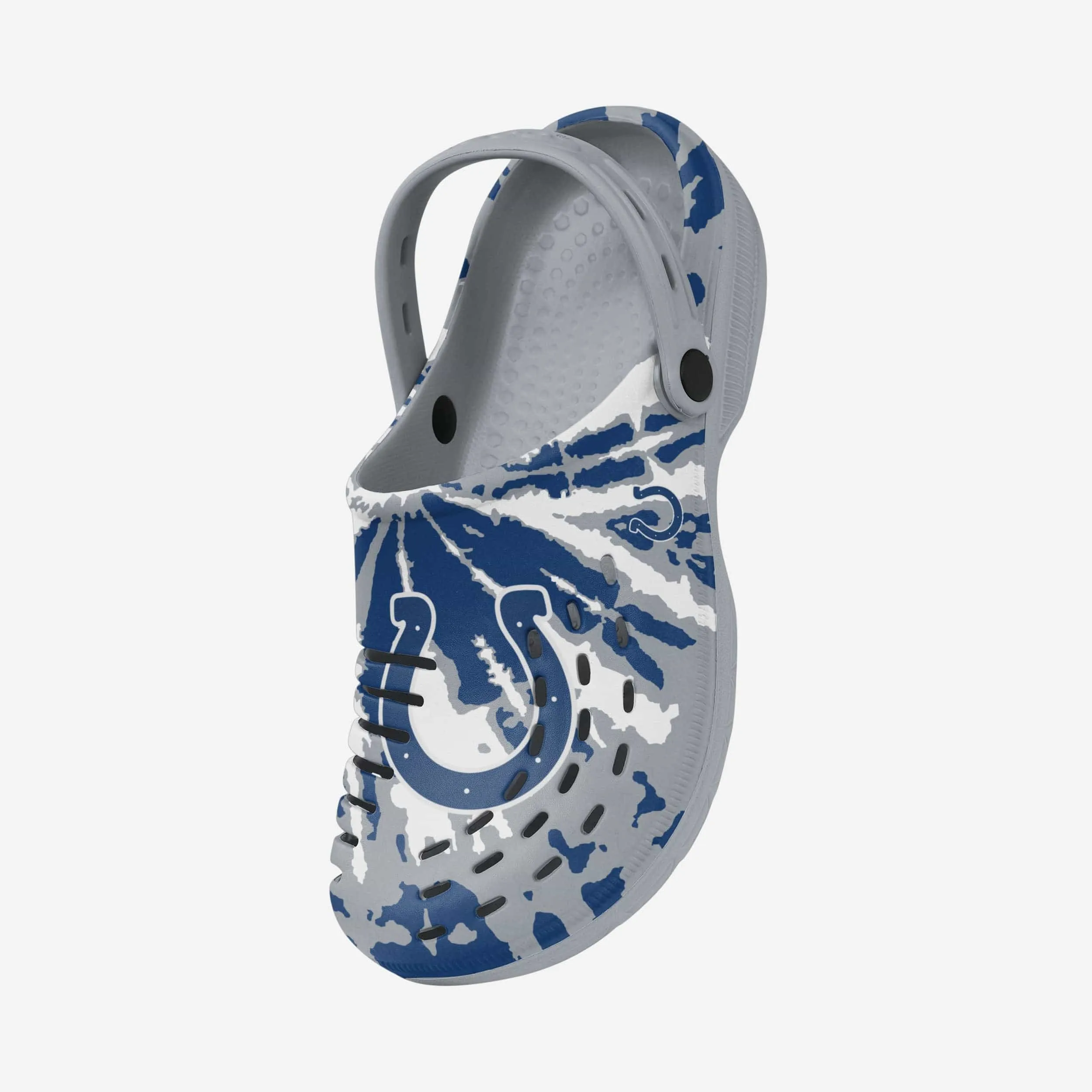 Indianapolis Colts Tie-Dye Clog With Strap
