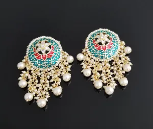 Indo Western Trendy Earring With Gold Plating