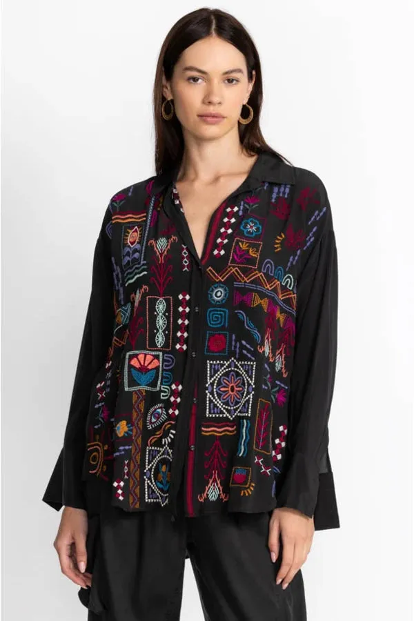 Johnny Was Campo Relaxed Oversized Shirt