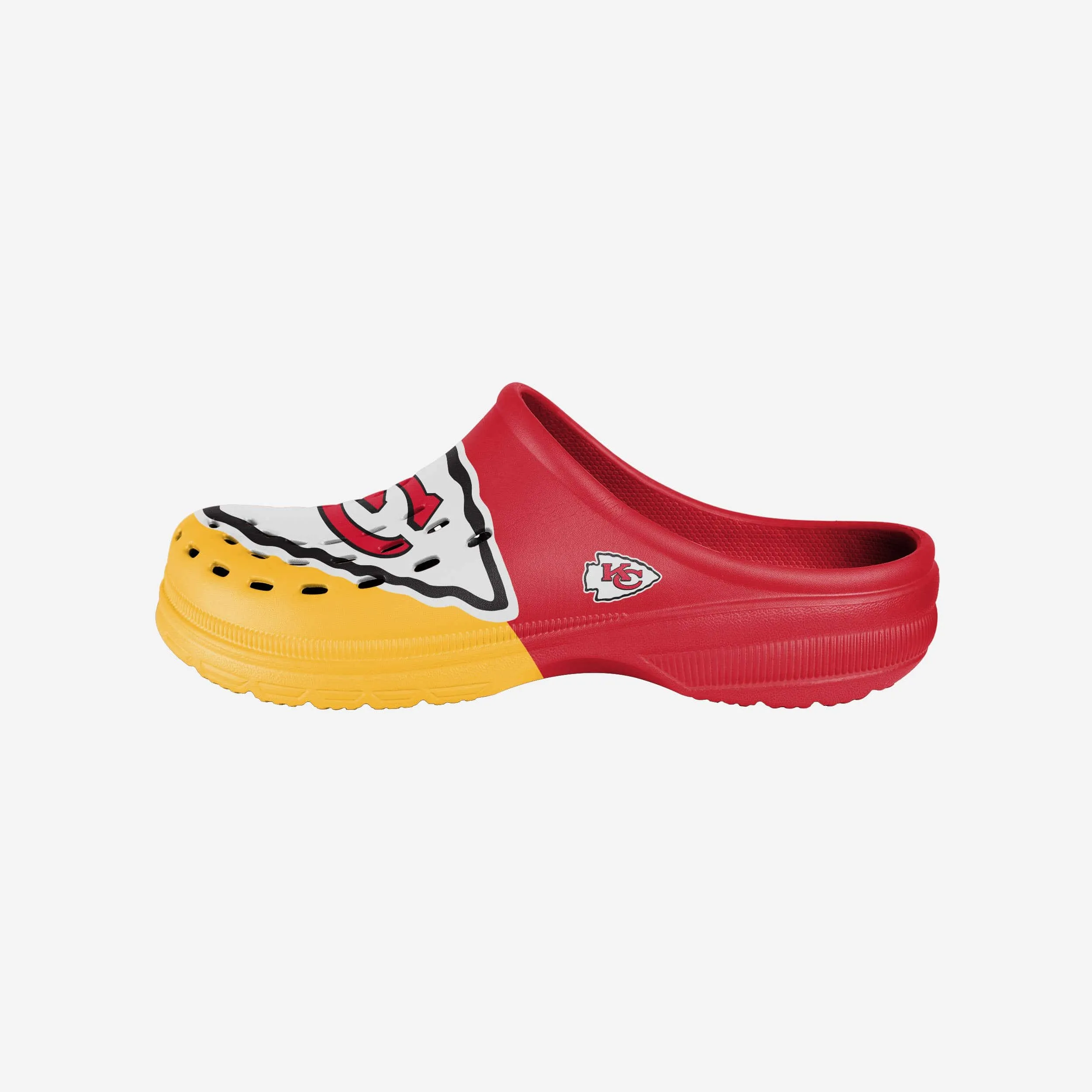 Kansas City Chiefs Colorblock Big Logo Clog