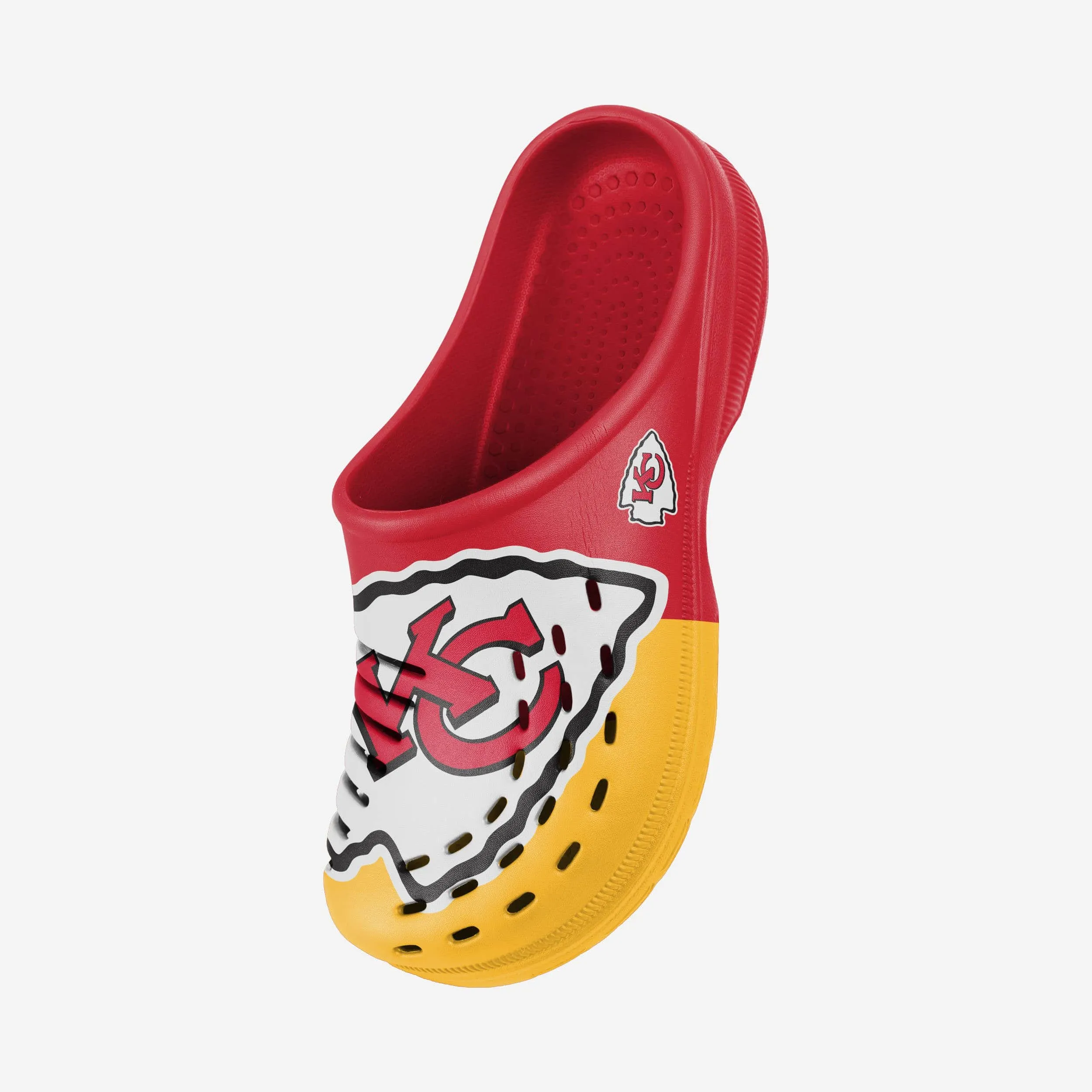 Kansas City Chiefs Colorblock Big Logo Clog