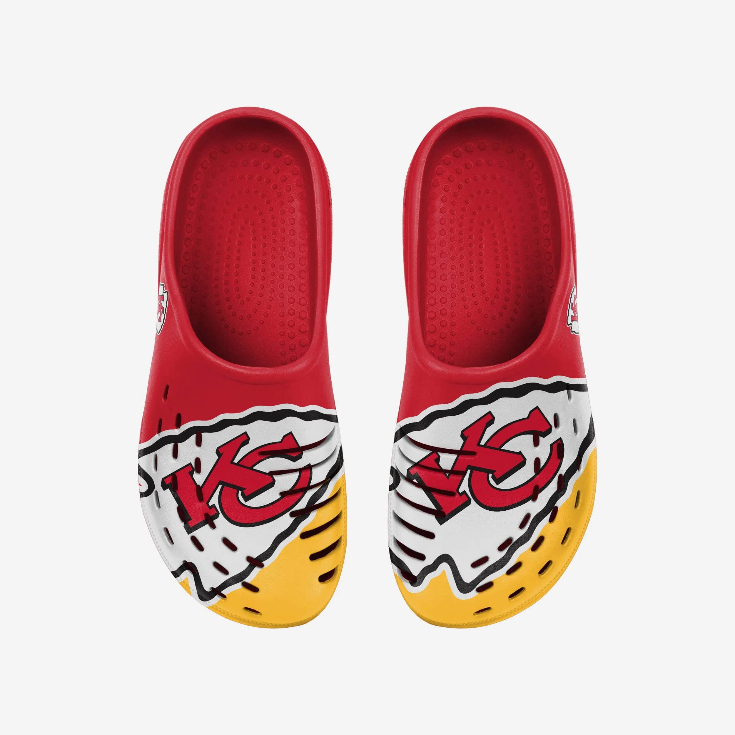 Kansas City Chiefs Colorblock Big Logo Clog