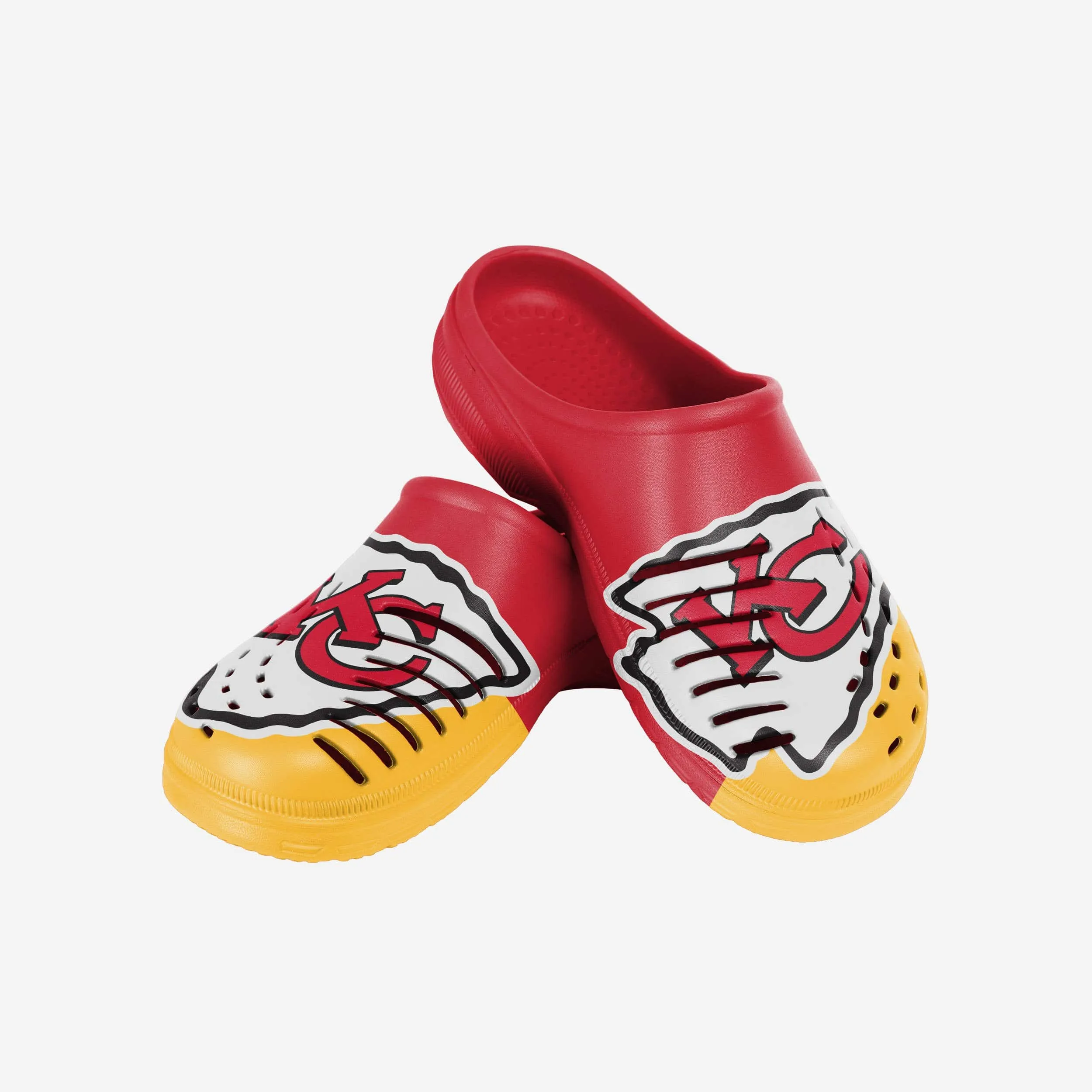 Kansas City Chiefs Colorblock Big Logo Clog
