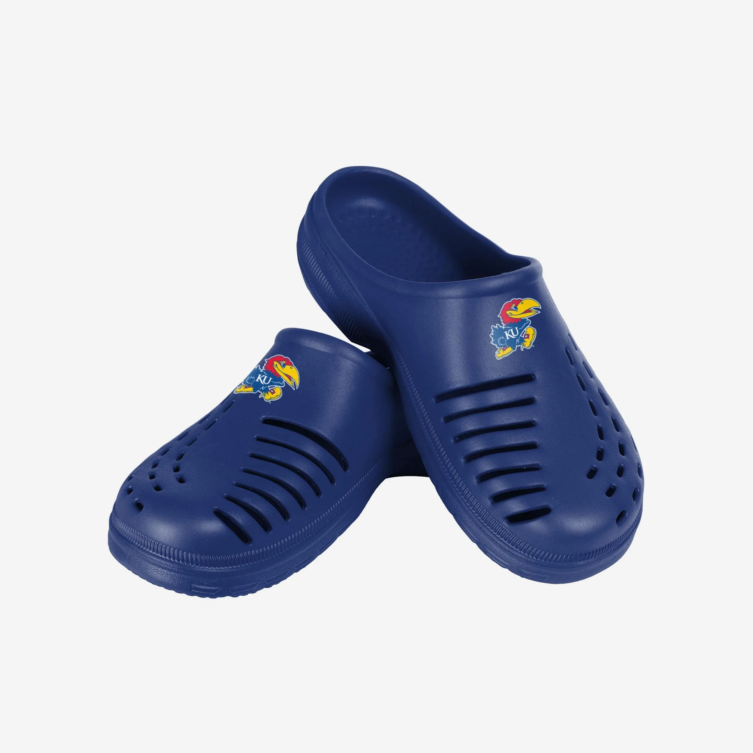Kansas Jayhawks Mens Solid Clog