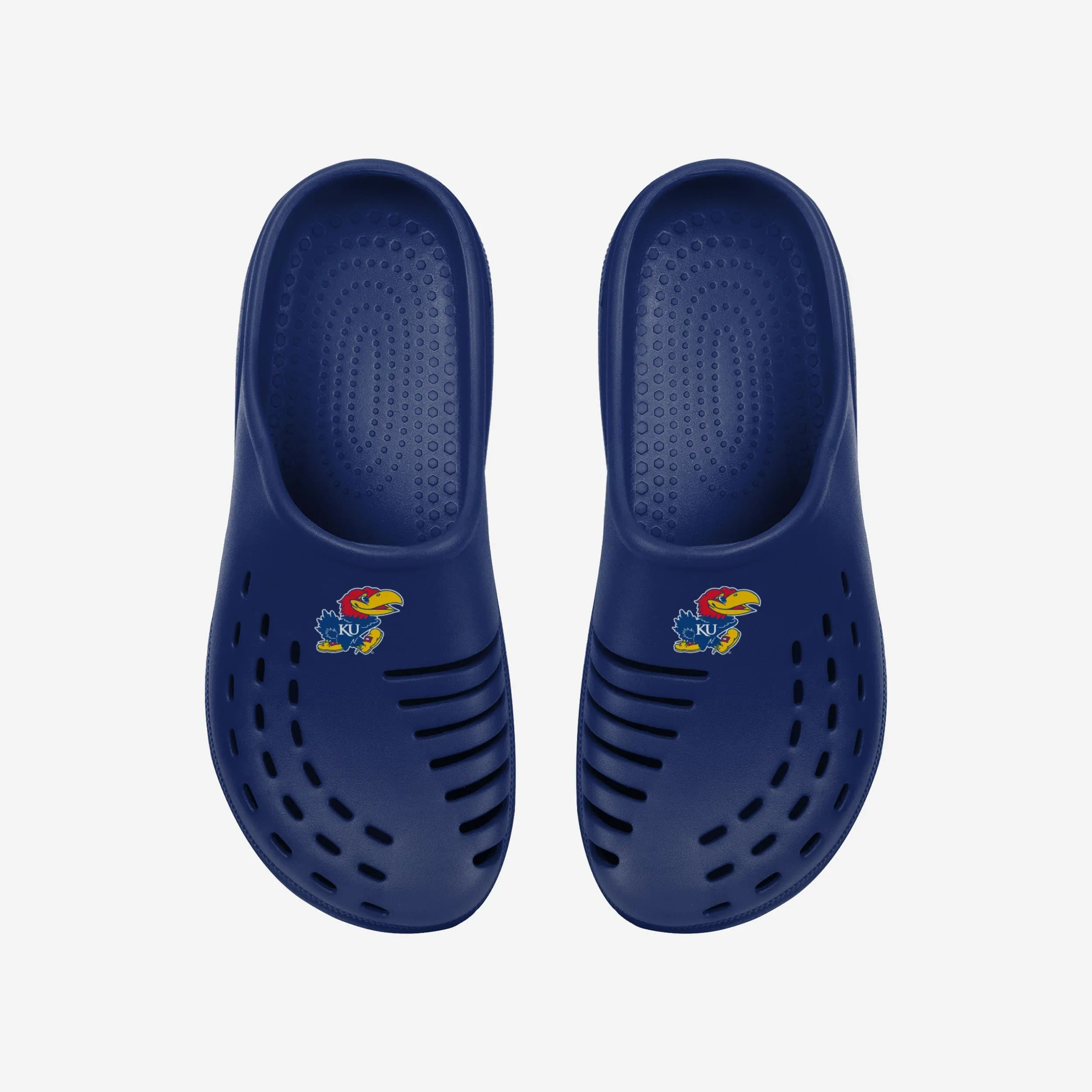 Kansas Jayhawks Mens Solid Clog