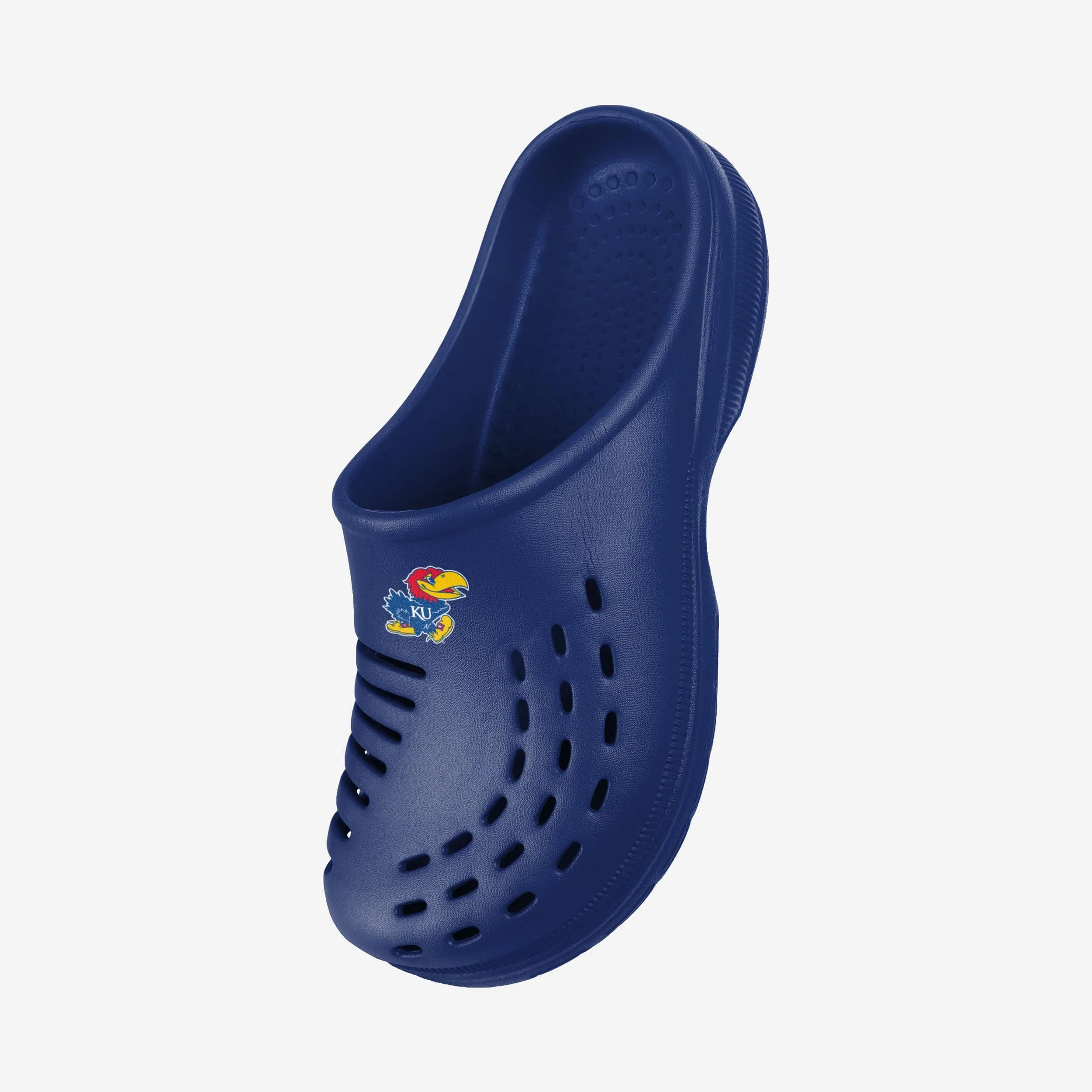 Kansas Jayhawks Mens Solid Clog