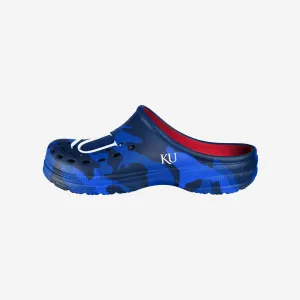 Kansas Jayhawks Tonal Camo Clog