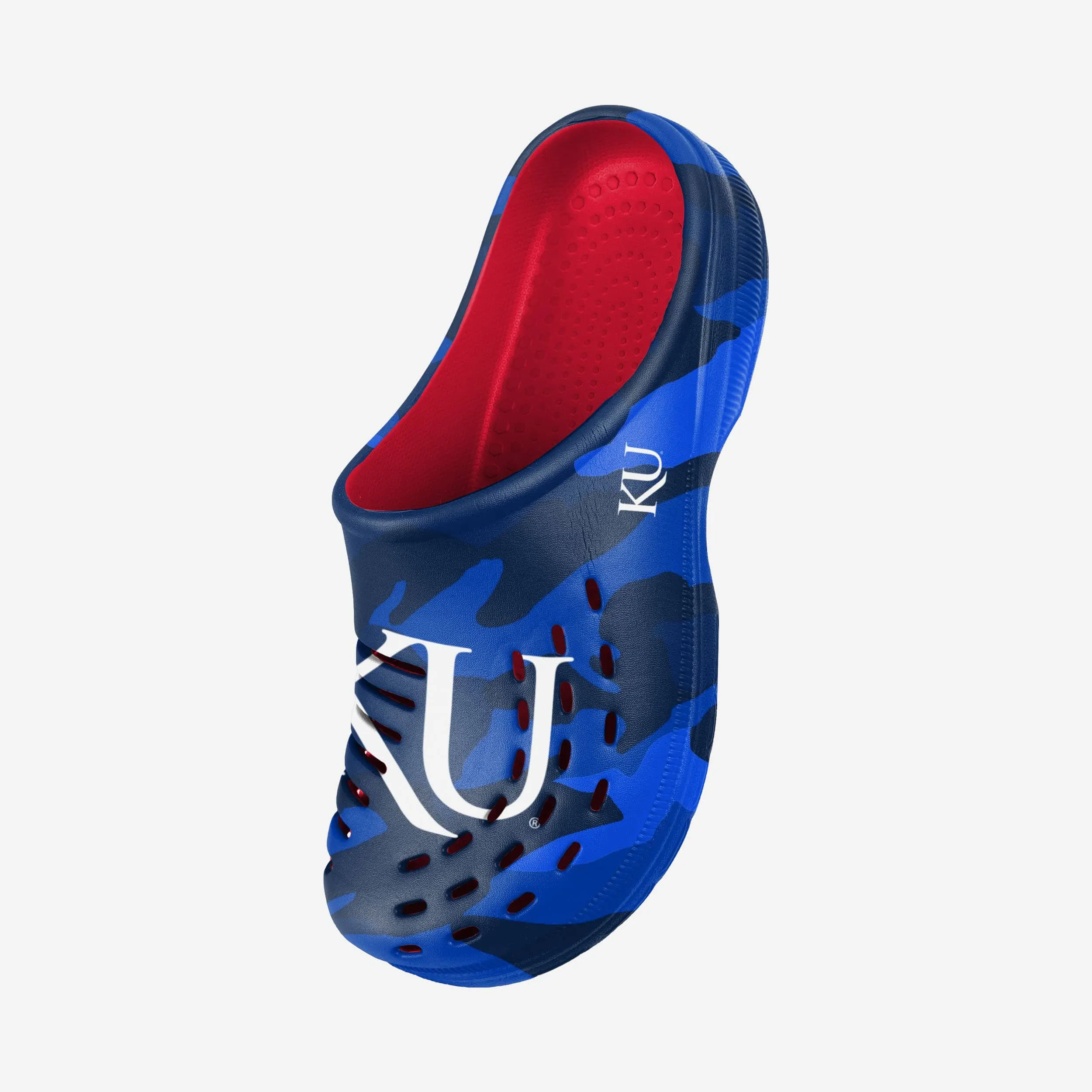 Kansas Jayhawks Tonal Camo Clog