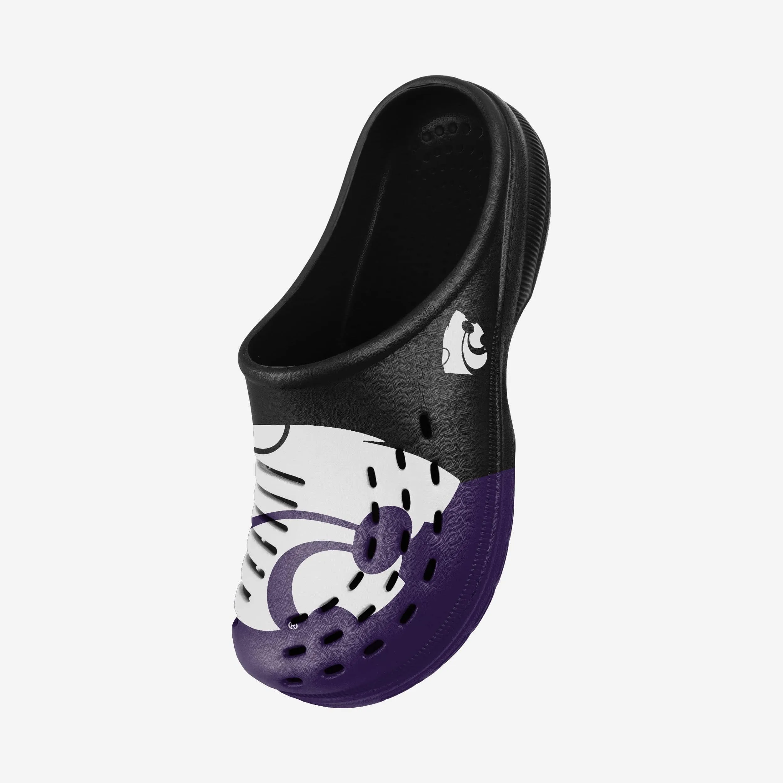Kansas State Wildcats Colorblock Big Logo Clog