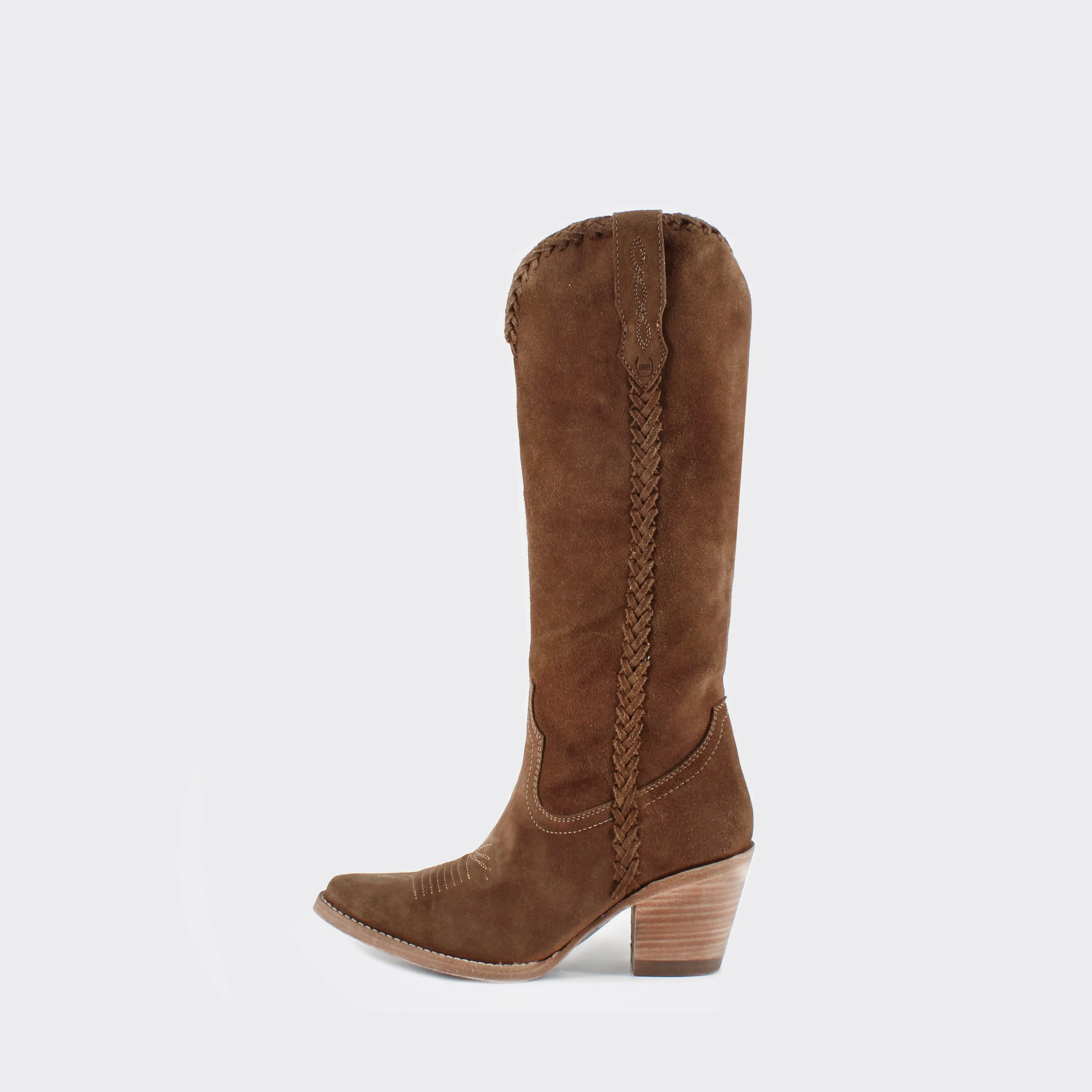 Kenia Cowgirl Leather Boots - Elegant Western Footwear By Buck & Brana ken7300