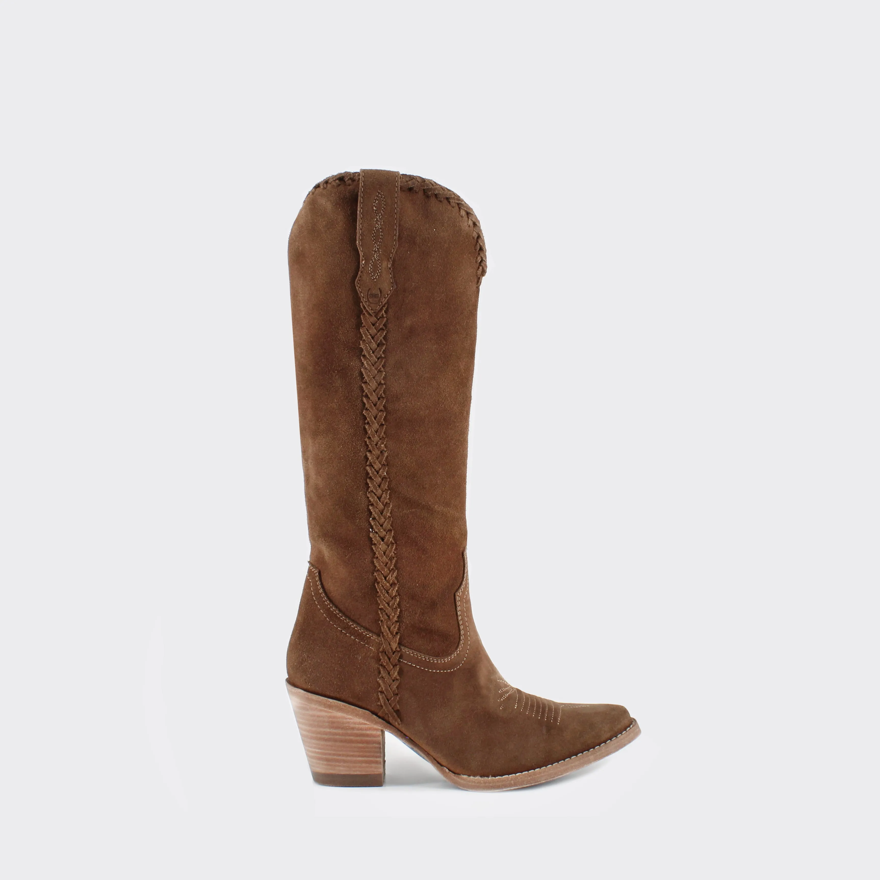 Kenia Cowgirl Leather Boots - Elegant Western Footwear By Buck & Brana ken7300