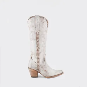 Kenia Cowgirl Leather Boots - Elegant Western Footwear By Buck & Brana ken7300