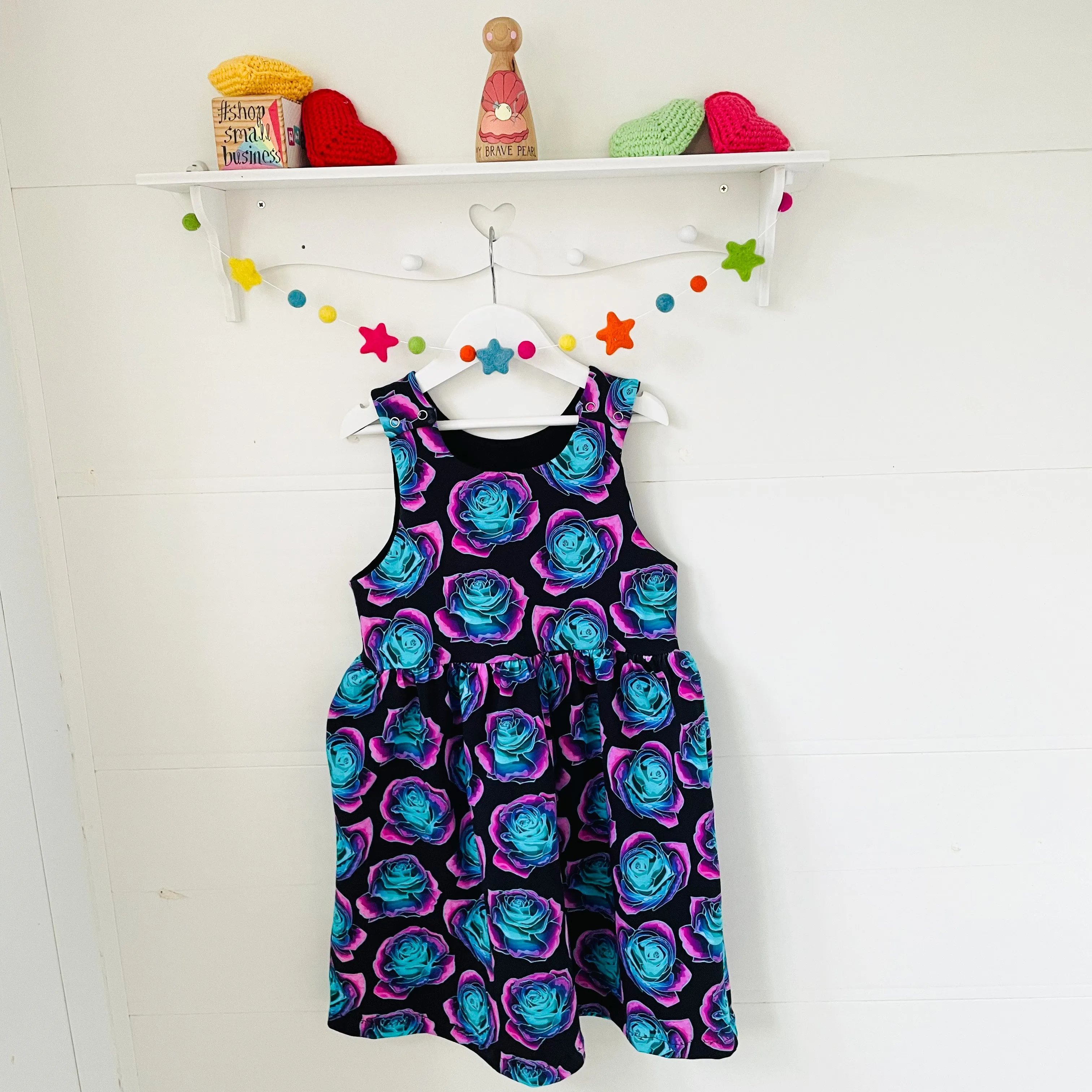 Kids Christmas Romper Dress/Pinafore