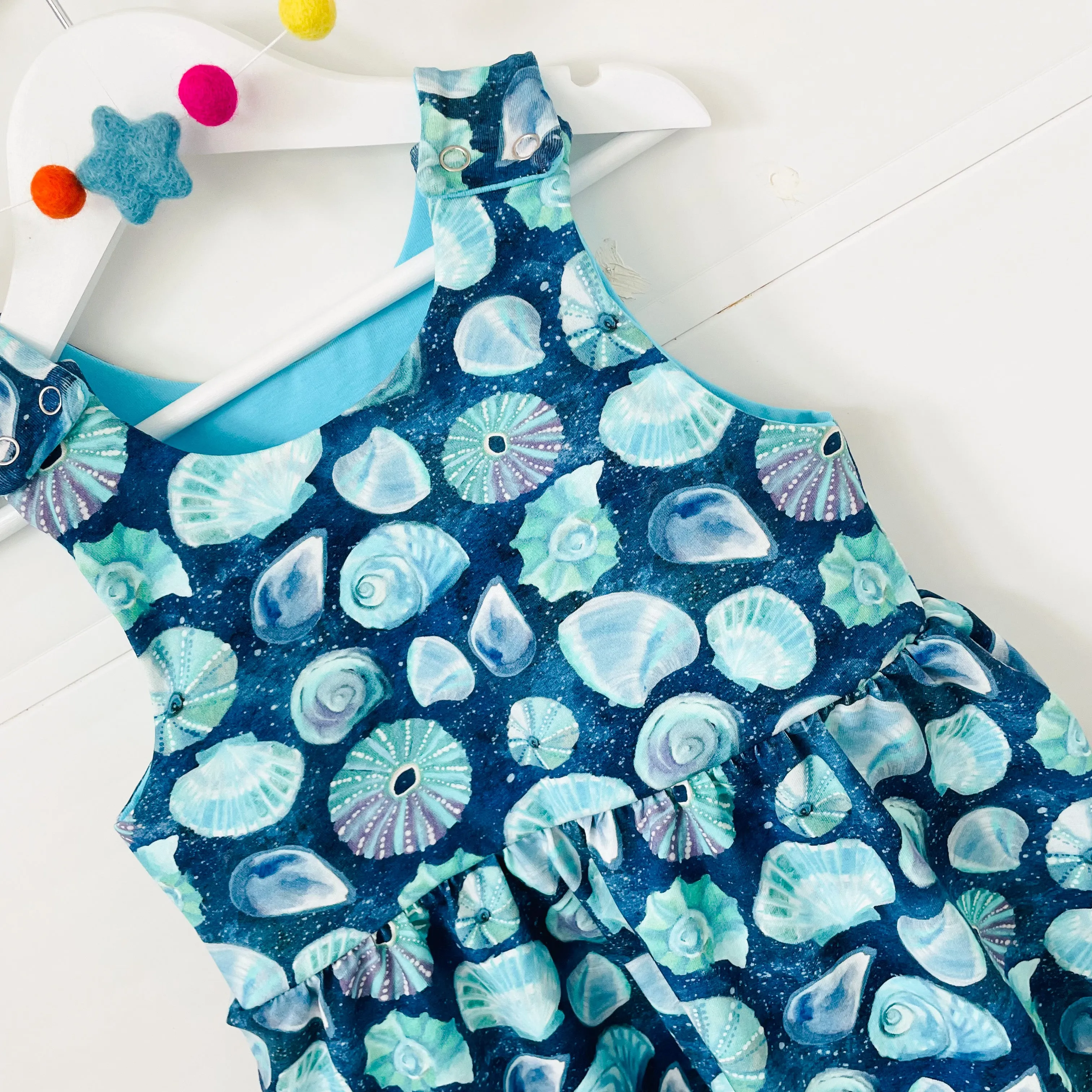 Kids Christmas Romper Dress/Pinafore
