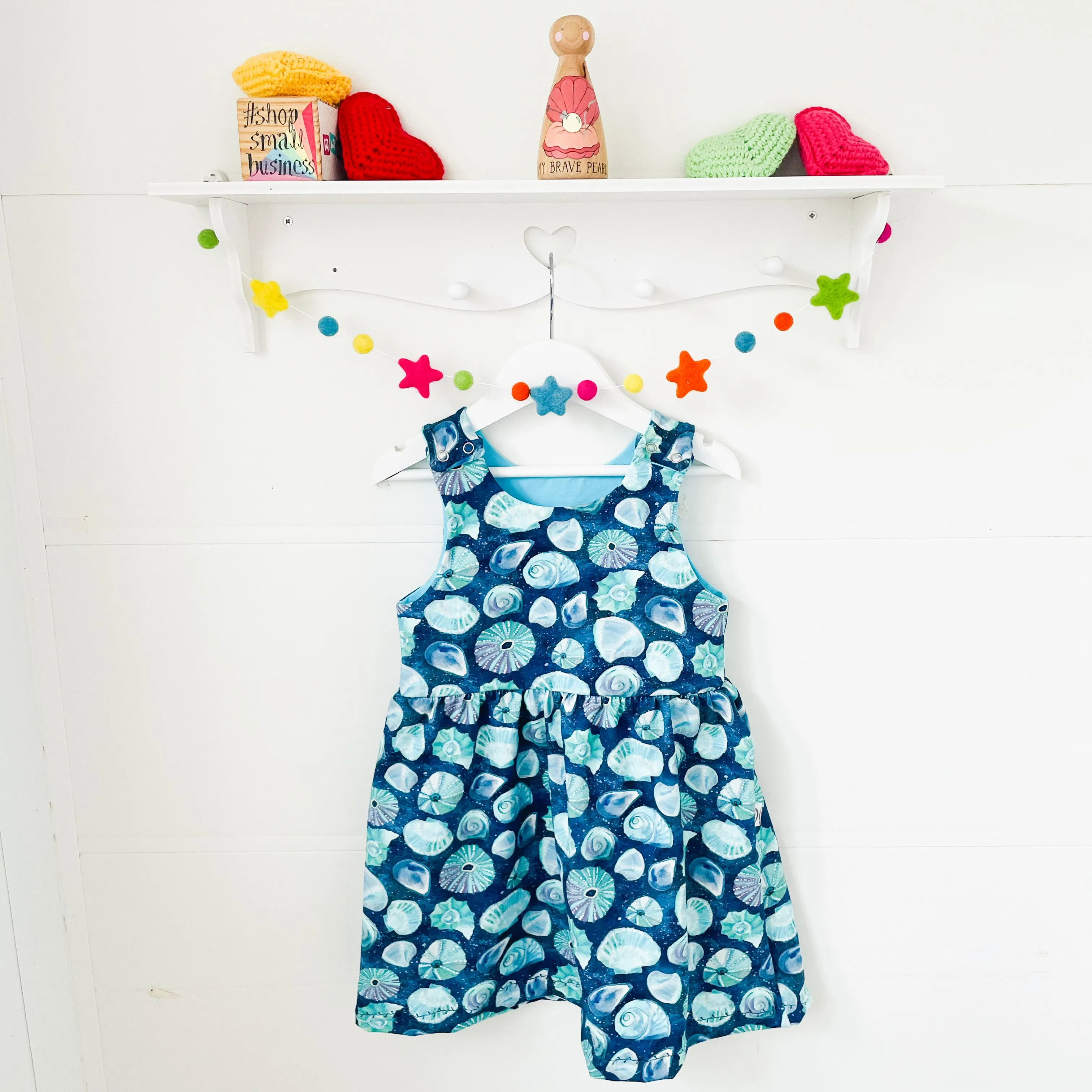 Kids Christmas Romper Dress/Pinafore