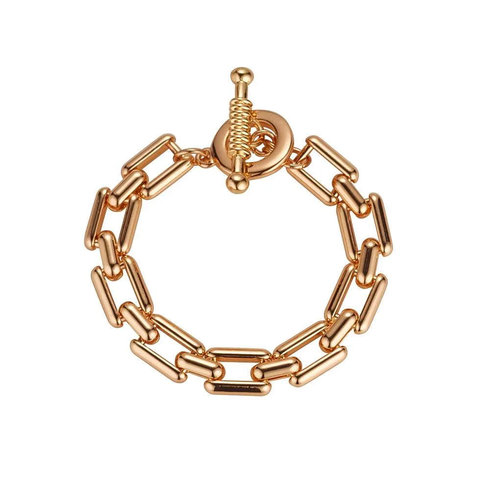 Knight and Day Chunky Link T-bar Bracelet P561BCB