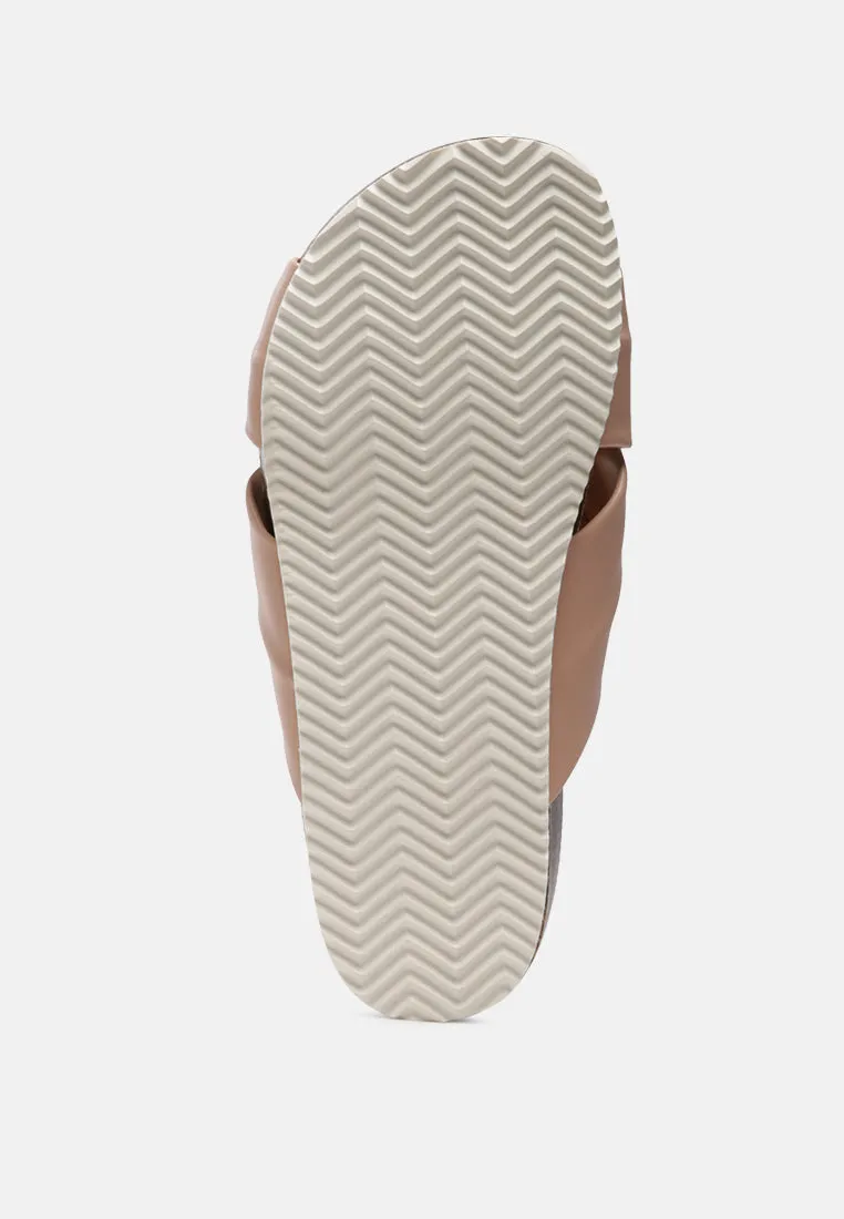 Knot Strap Slide Flats
