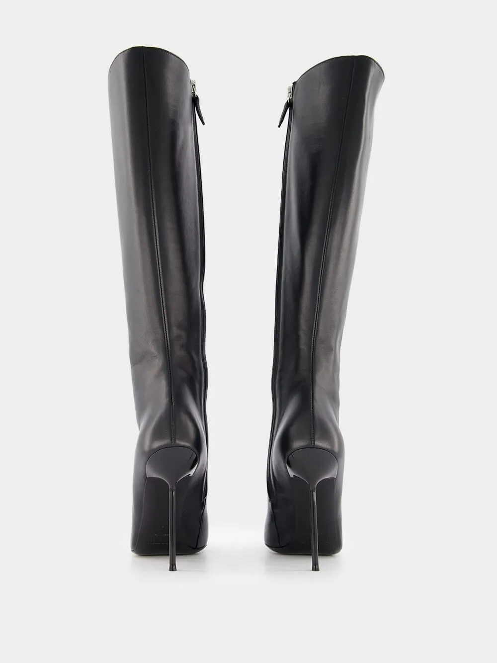 Lidia 110mm Leather Stiletto Boots