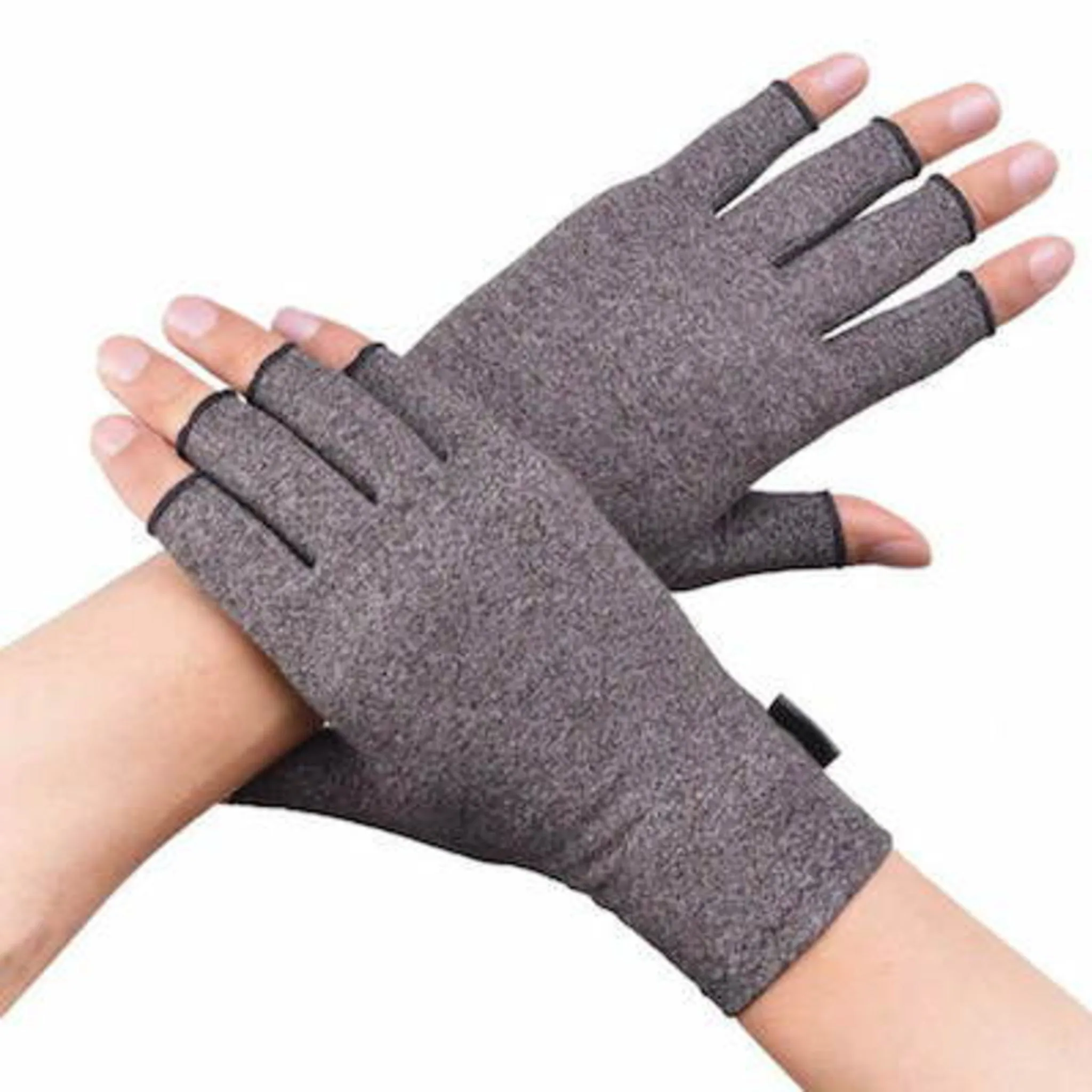 Like New/Unboxed- Comfy Brace Arthritis Hand Compression Gloves (Gray)