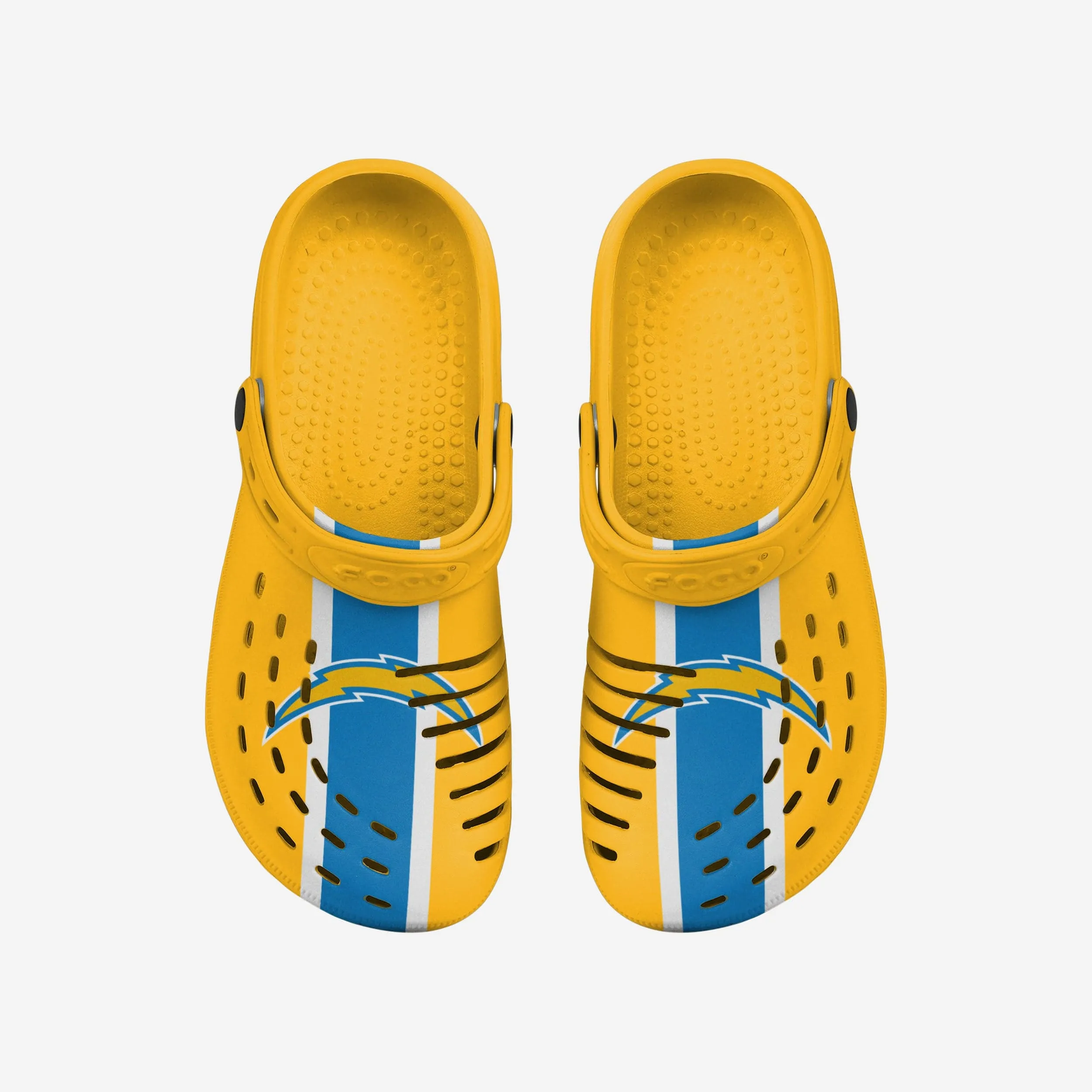 Los Angeles Chargers Team Stripe Clog With Strap