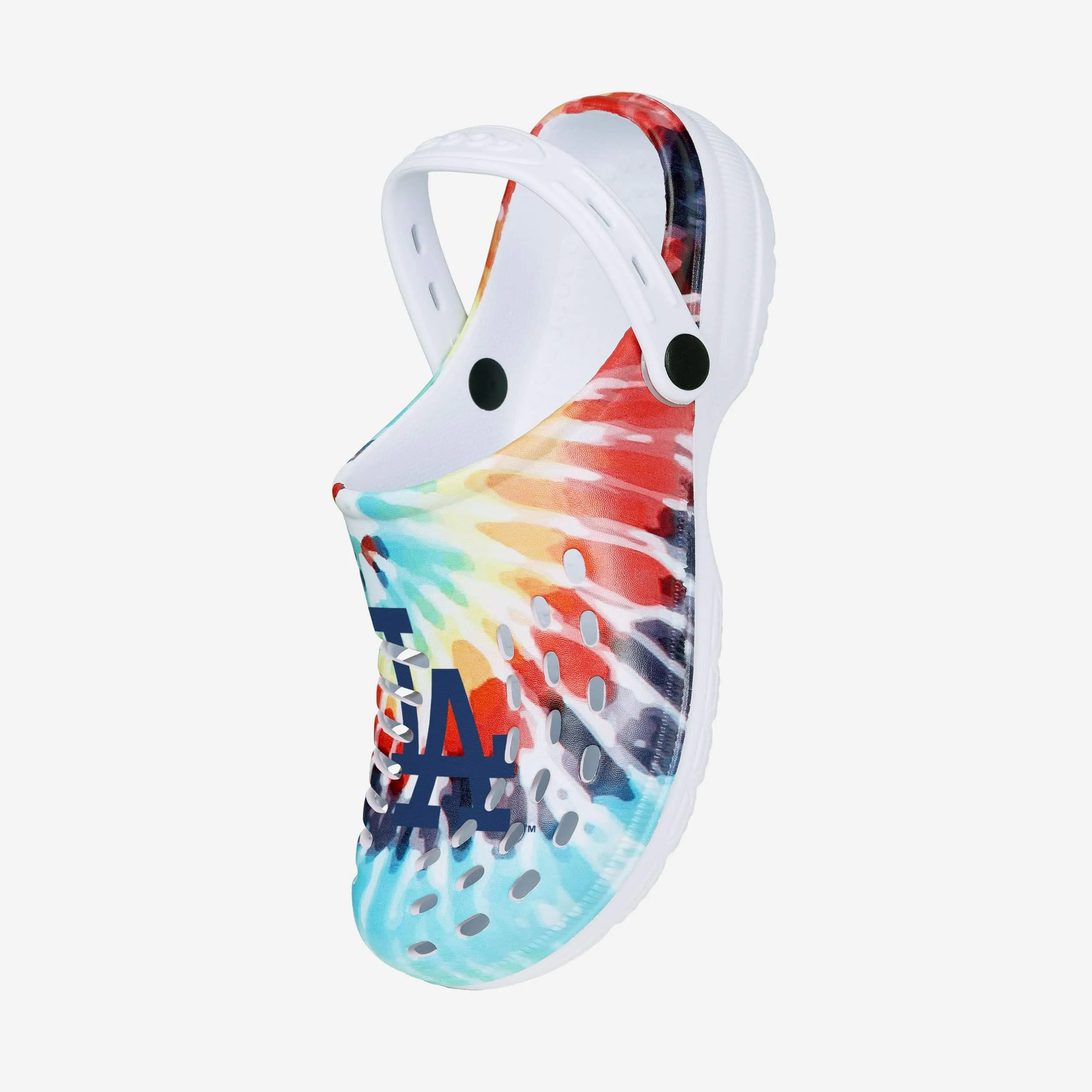 Los Angeles Dodgers Womens Tie-Dye Clog With Strap